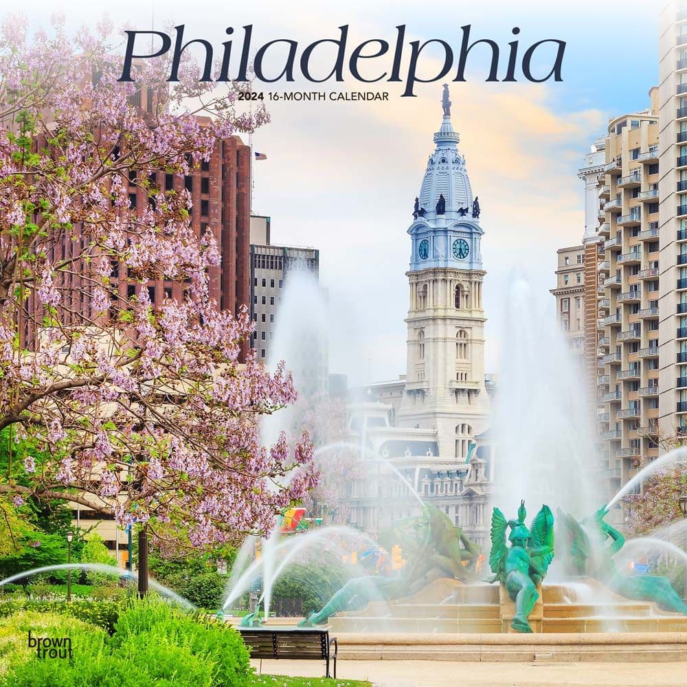 Philadelphia 2024 Wall Calendar