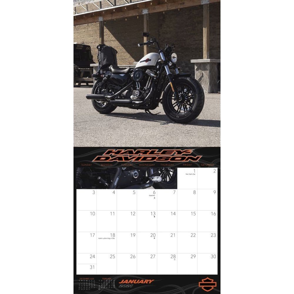 Harley Davidson Wall Calendar