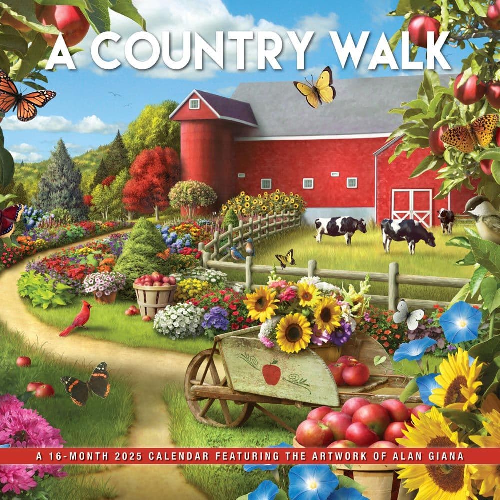 image Country Walk 2025 Wall Calendar Main Image