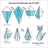 image Origami 2025 Desk Calendar Fourth Alternate Image width=&quot;1000&quot; height=&quot;1000&quot;