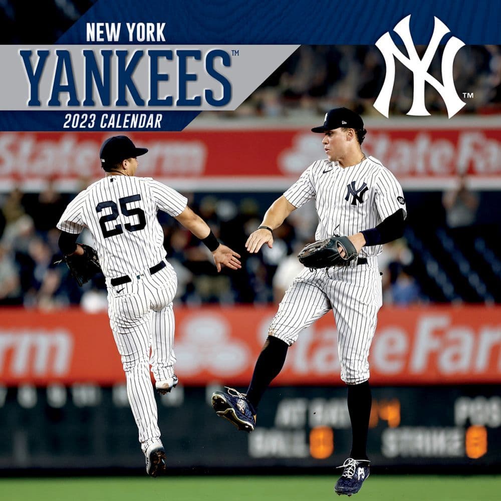MLB New York Yankees 2023 Wall Calendar Calendars