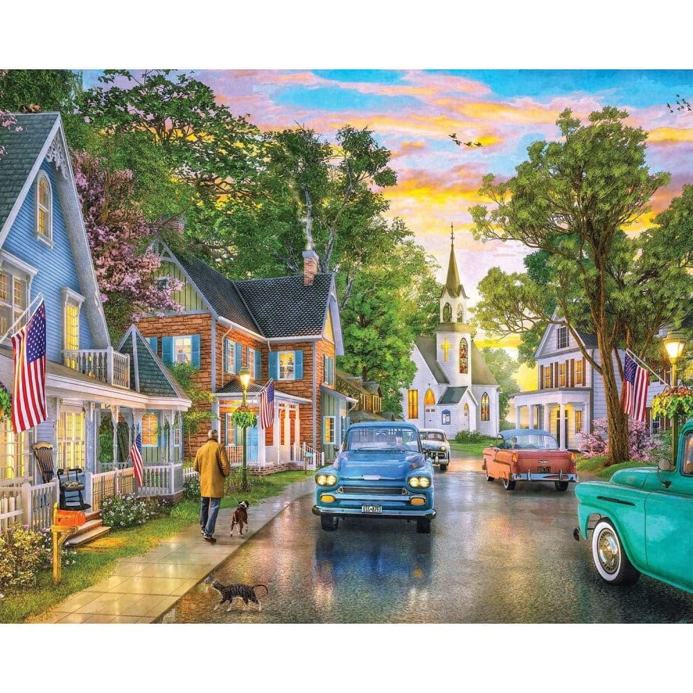 Blissful Borough 1000 Piece Puzzle First Alternate Image