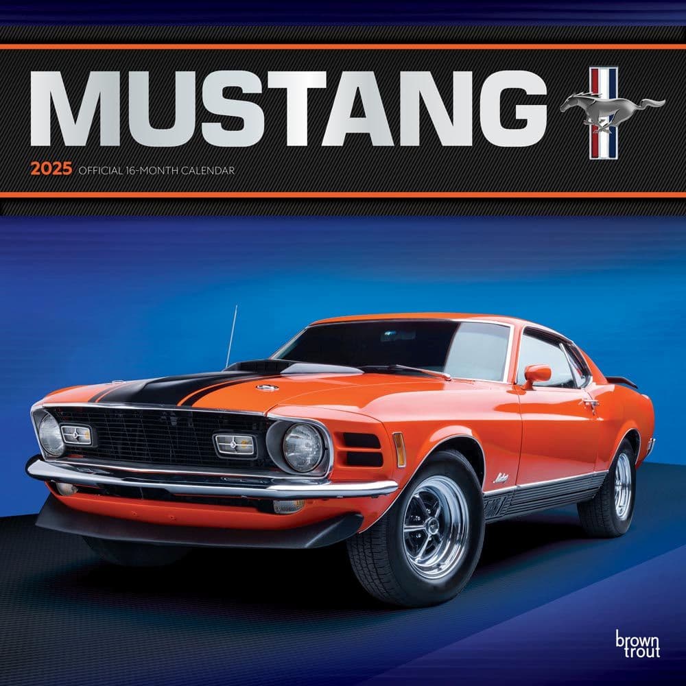 Mustang 2025 Wall Calendar