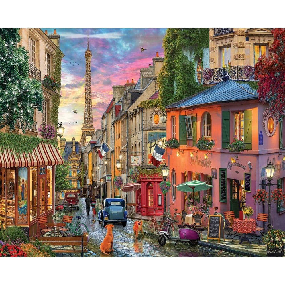 White Mountain Puzzles Paris Sunset 1000 Piece Puzzle