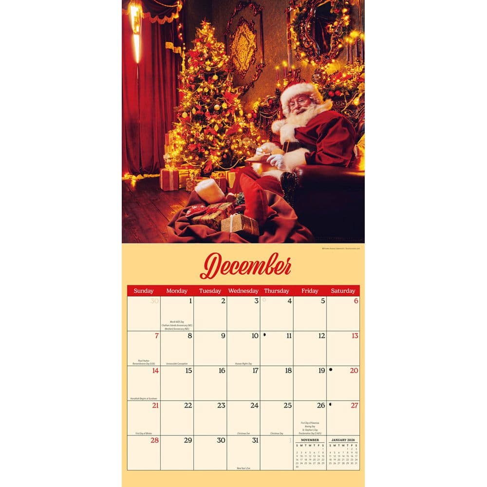 Christmas All Year 2025 Wall Calendar Fourth Alternate Image width=&quot;1000&quot; height=&quot;1000&quot;