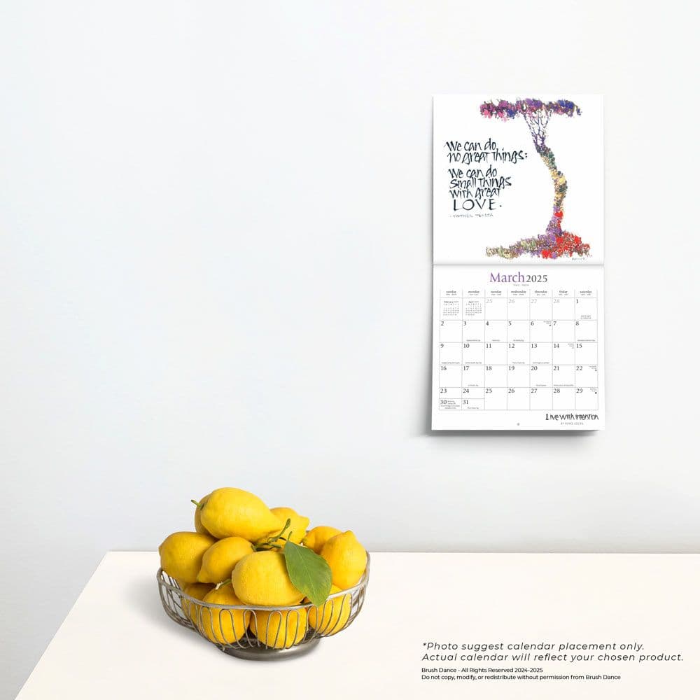 Live with Intention 2025 Mini Wall Calendar Fourth Alternate Image width=&quot;1000&quot; height=&quot;1000&quot;