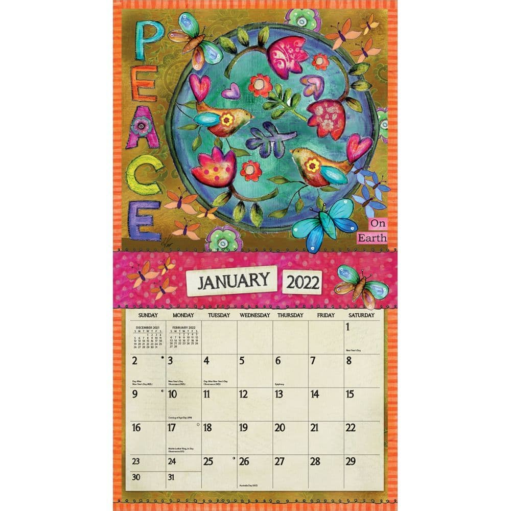 Color My World 2022 Wall Calendar - Calendars.com