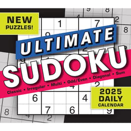 Ultimate Sudoku 2025 Desk Calendar
