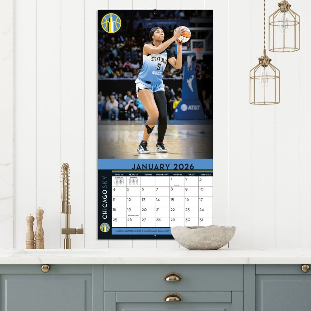 WNBA Chicago Angel Reese 2026 Wall Calendar Fifth Alternate Image
