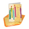 image Birthday Wishes Card with Vibrant Candles and Gem Embellishments