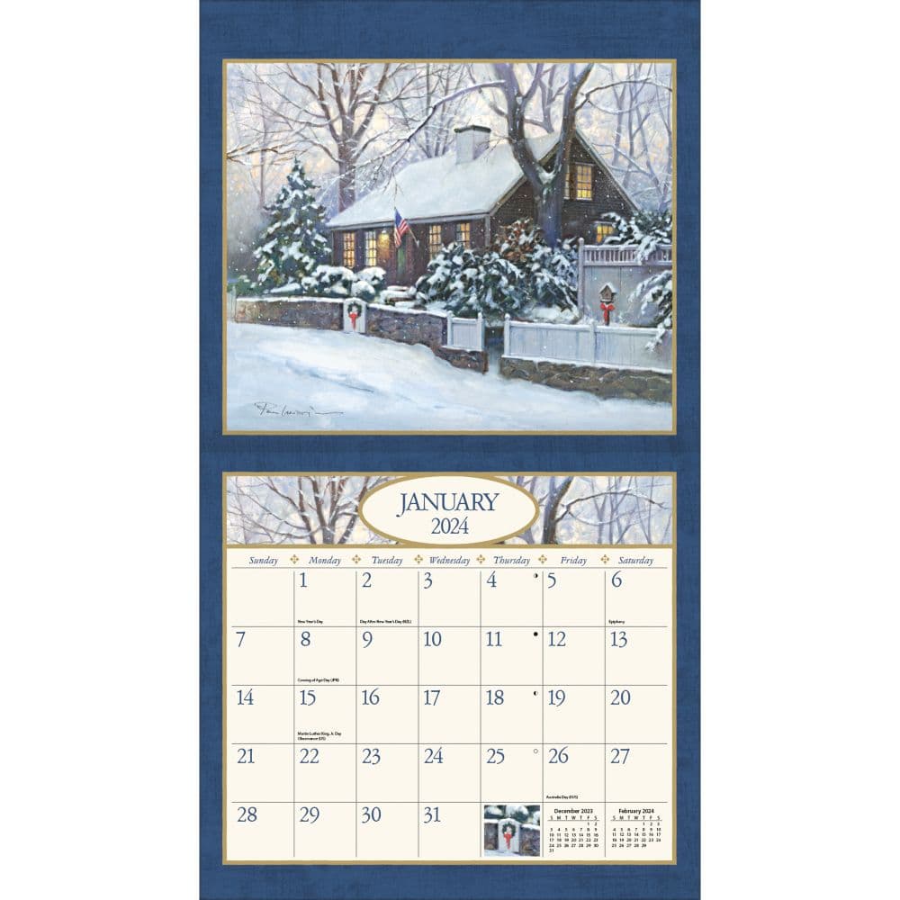 American Dream 2024 Wall Calendar