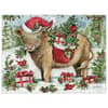 image Holiday Highland Cow 500 Piece Puzzle Second Alternate Image