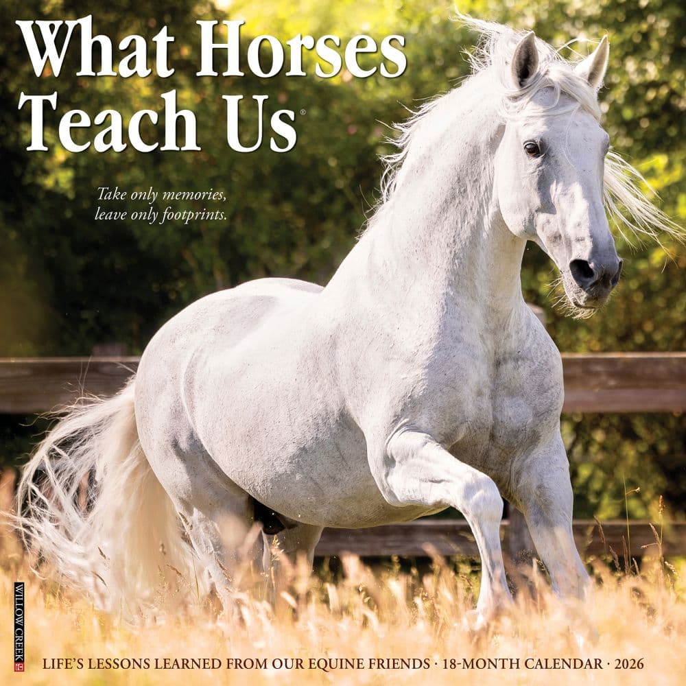 What Horses Teach Us 2026 Wall Calendar Main Image