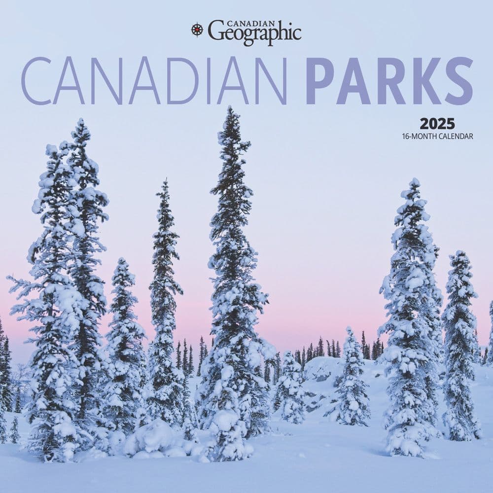 Canadian National Parks 2025 Mini Wall Calendar Main Image