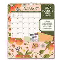 image Fruit and Flora Pockets Plus 2027 Wall Calendar Main Product Image