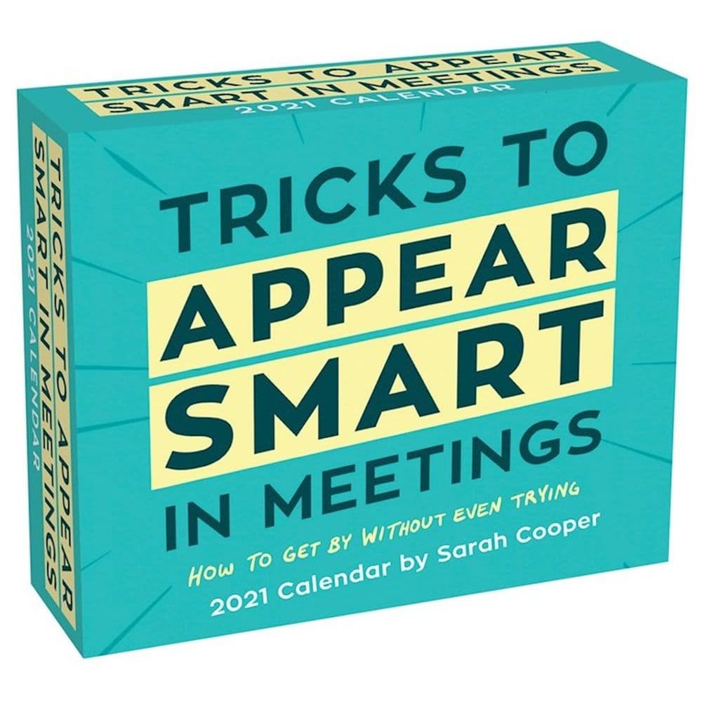 Tricks to Appear Smart in Meetings Desk Calendar