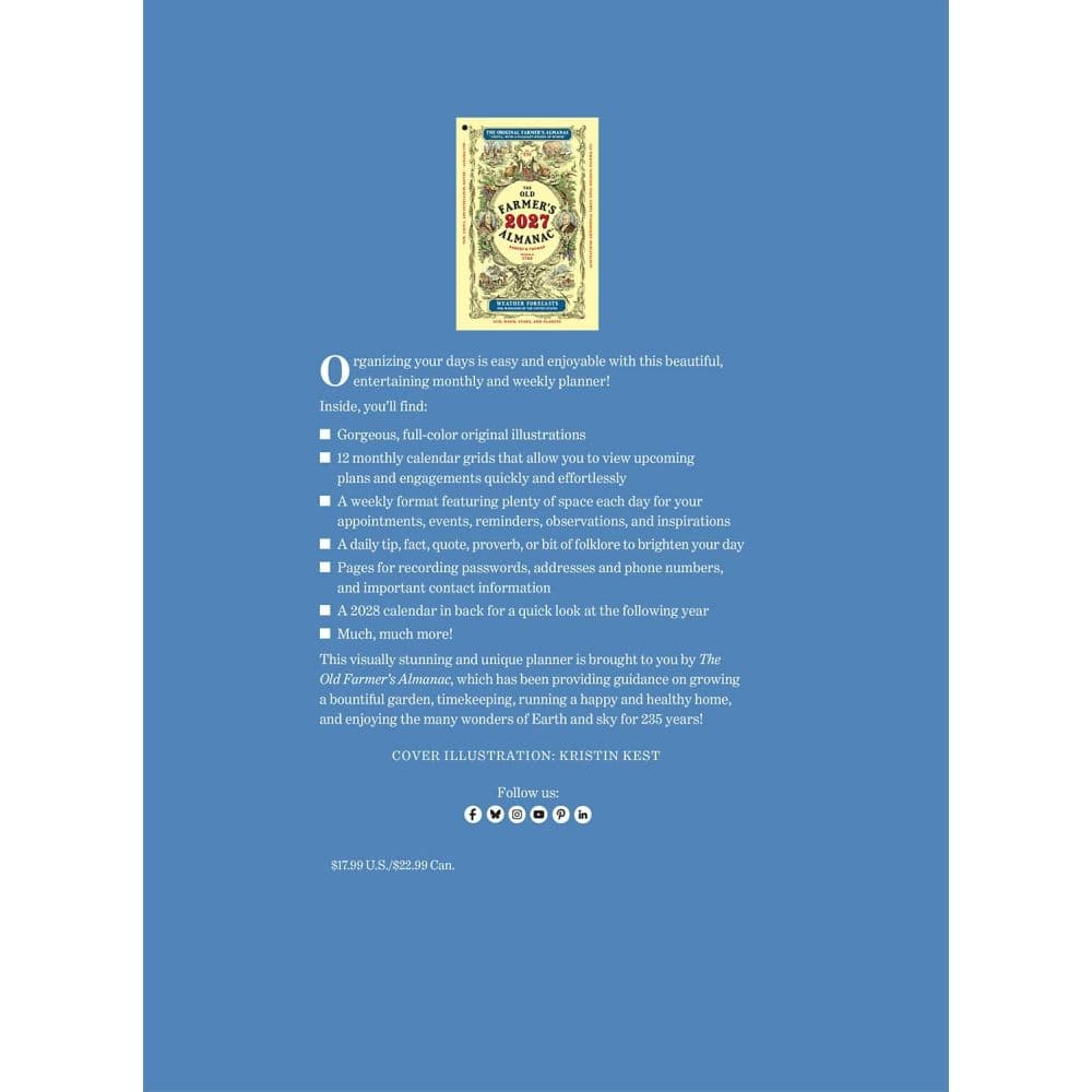 Old Farmers Almanac 2027 Planner First Alternate Image