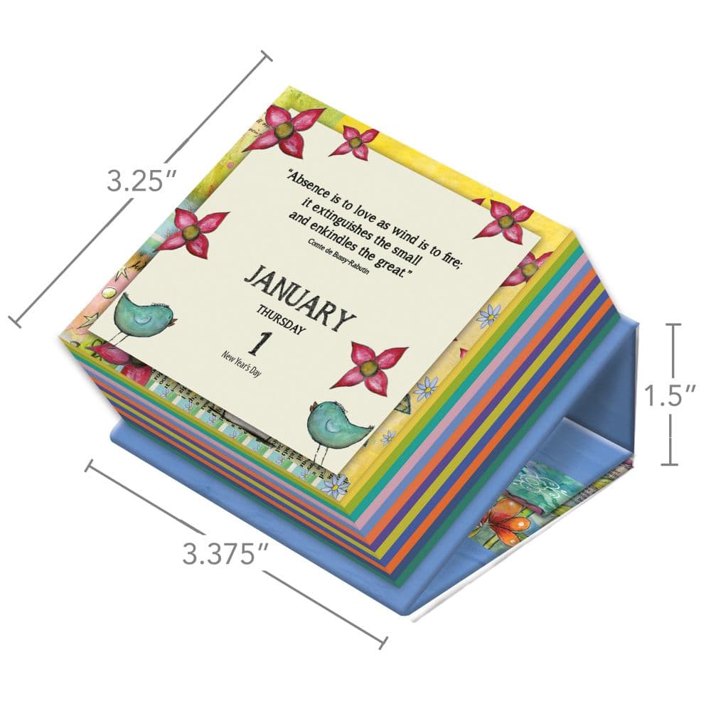 Live Love Dream 2026 Mini Desk Calendar_ALT5