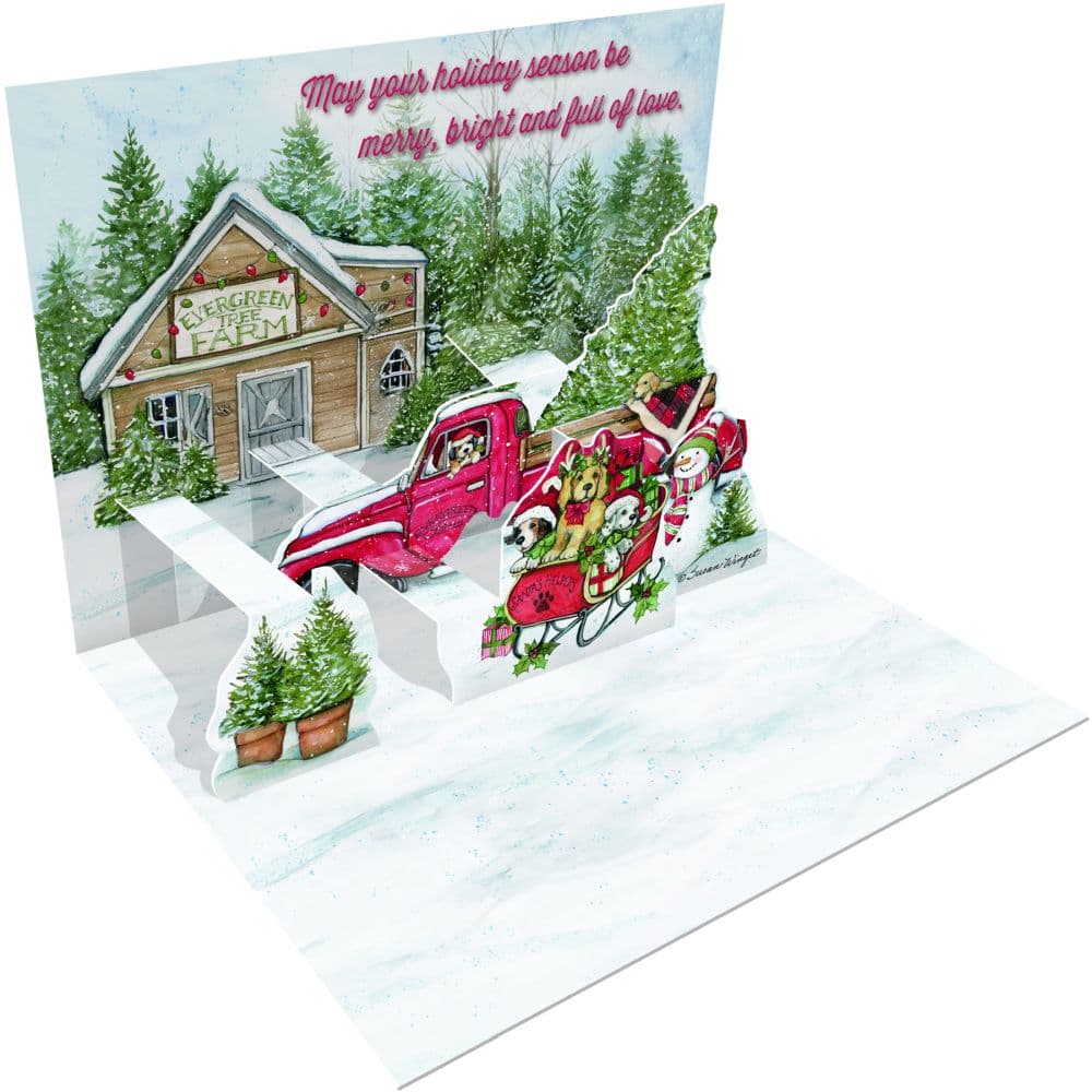 Santas Helpers Pop-Up Christmas Cards Main Product Image