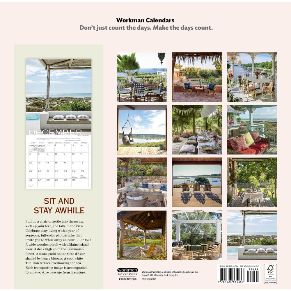 Out on the Porch 2027 Wall Calendar First Alternate Image
