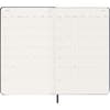 image Moleskine Sapphire Blue 2027 Large Hard Cover Weekly Planner Fourth Alternate Image