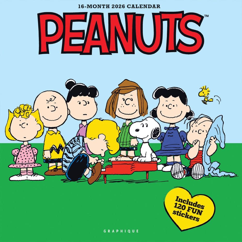 Peanuts Happiness is 2026 Wall Calendar Main Image