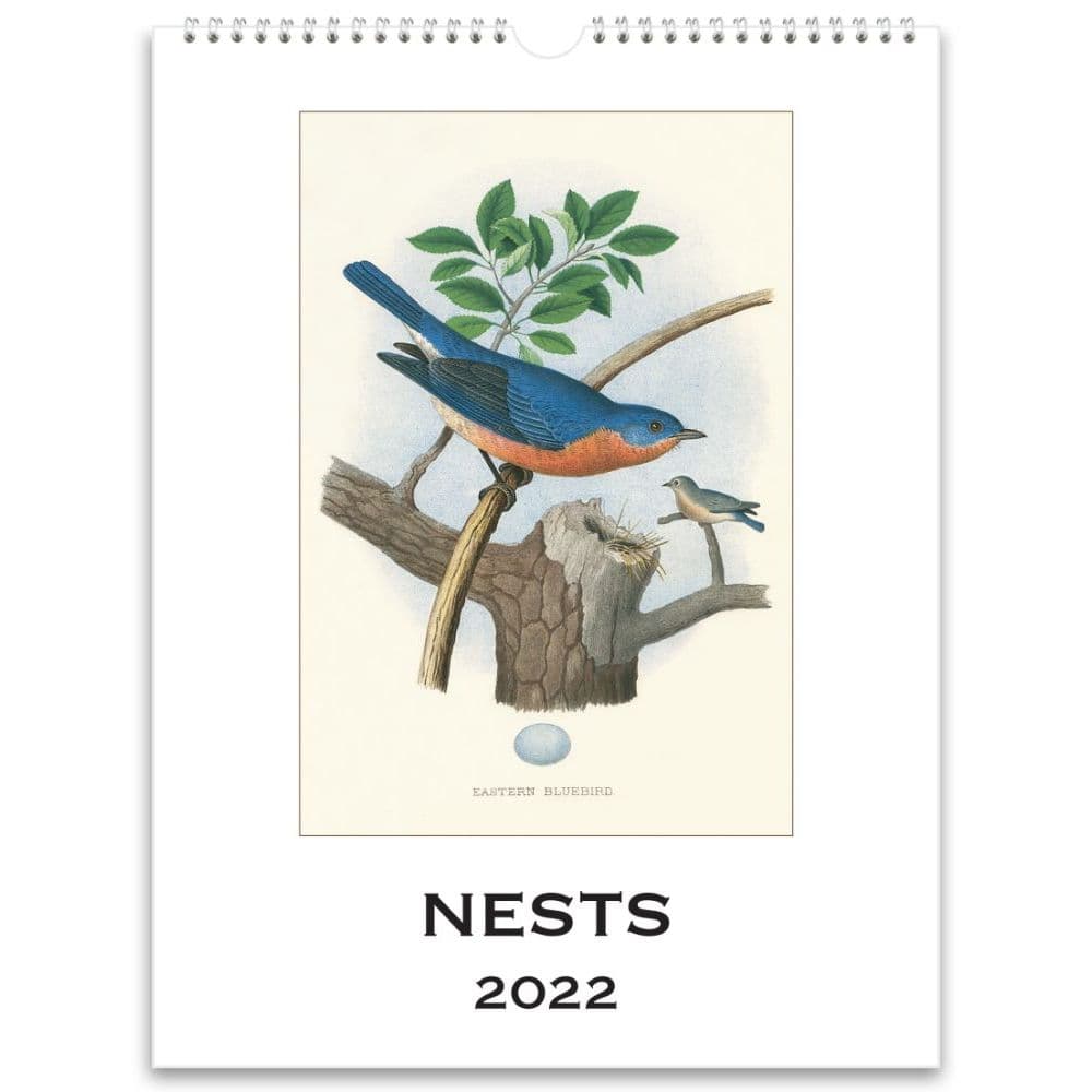 Nests Nostalgic 2022 Poster Wall Calendar
