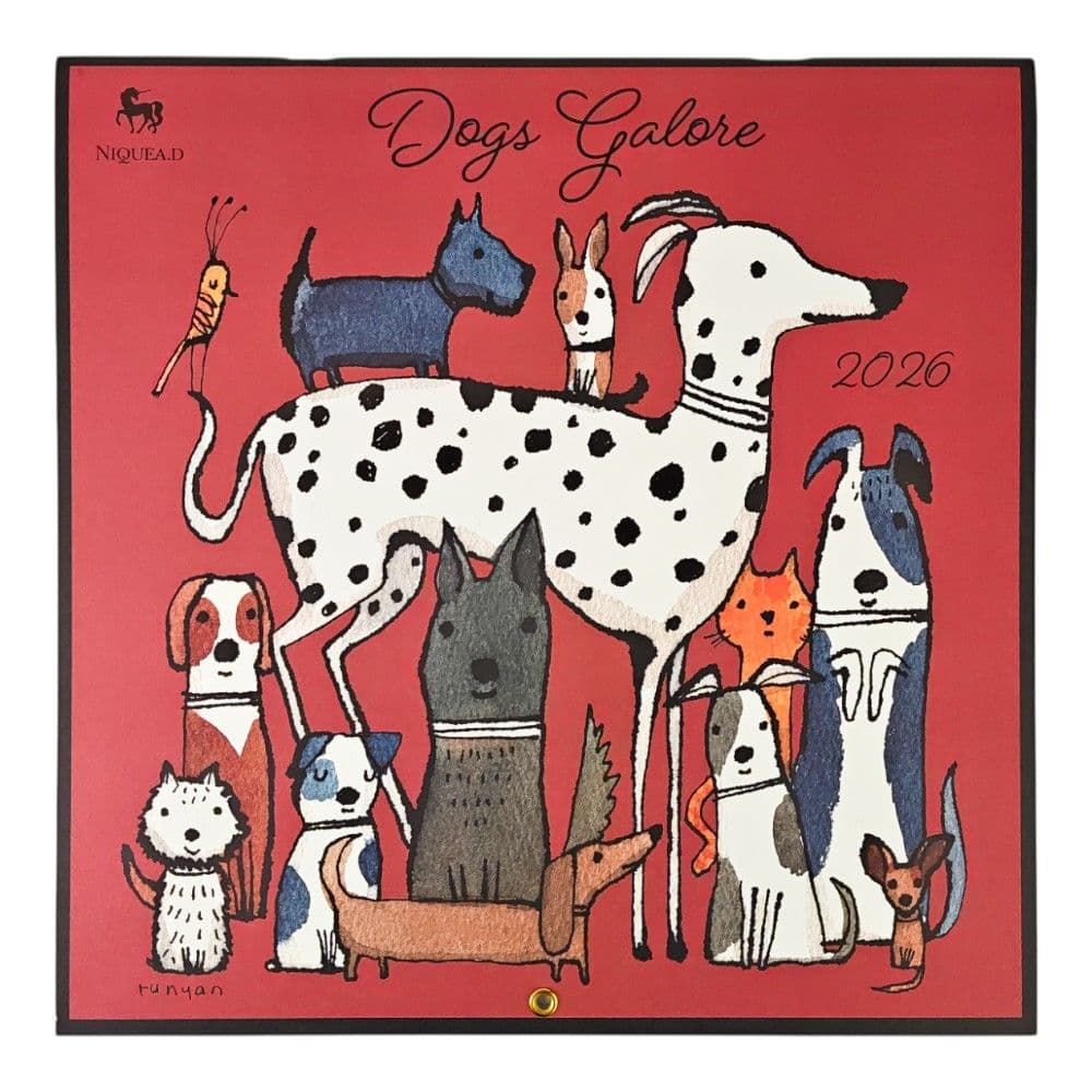 Dogs Galore 2026 Wall Calendar Main Product Image