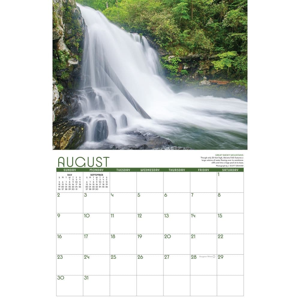 Great Smoky Mountains 2026 Wall Calendar Second Alternate Image