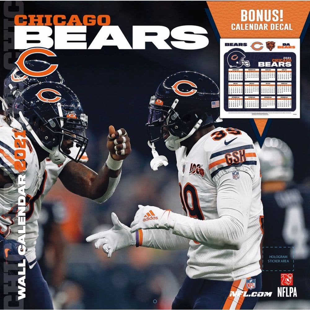 Chicago Bears 2021 Calendars Sports Calendars