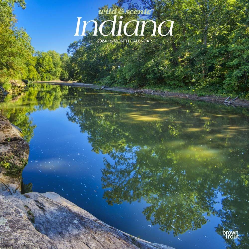 Indiana Wild and Scenic 2024 Wall Calendar Main Product Image width=&quot;1000&quot; height=&quot;1000&quot;
