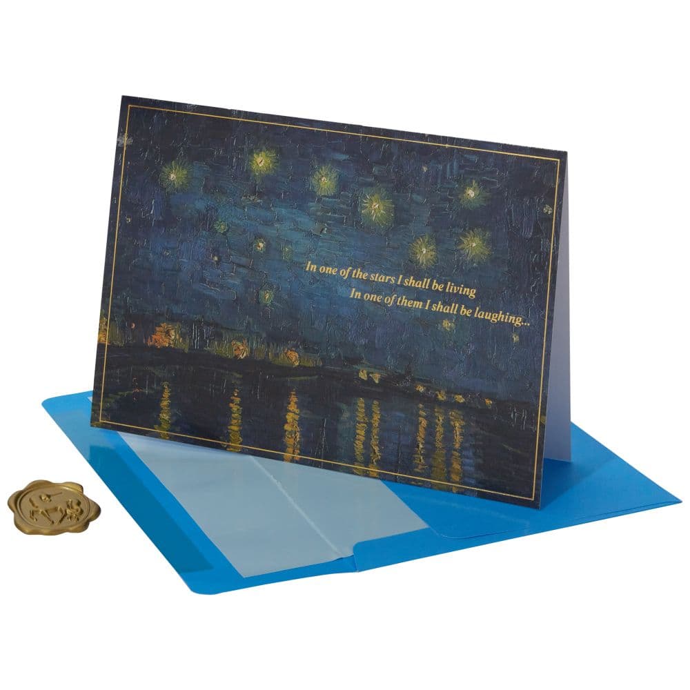 Van Gogh Stars Sympathy Card Sixth Alternate Image width=&quot;1000&quot; height=&quot;1000&quot;