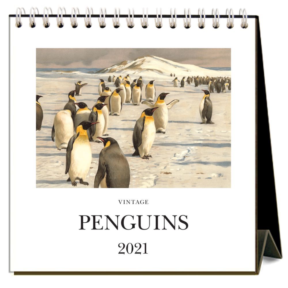Penguins Nostalgic 2021 Easel Calenda