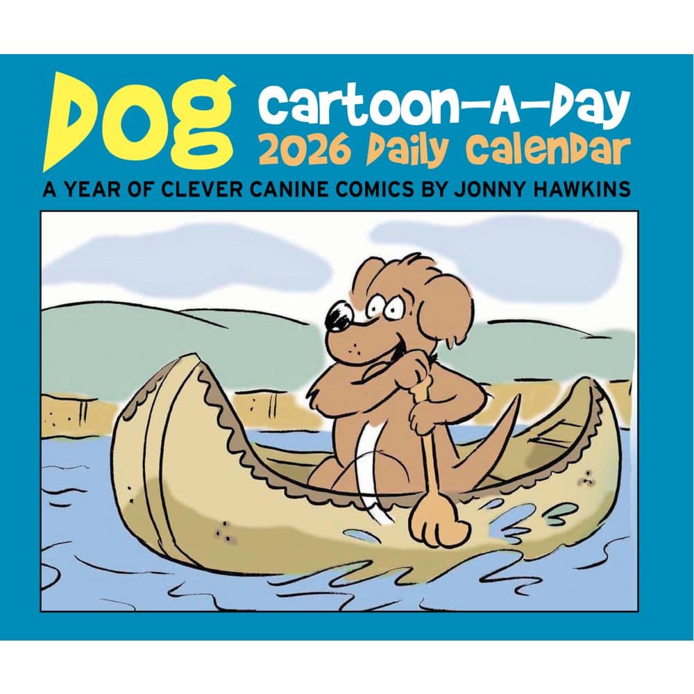 Dog Cartoon A Day 2026 Desk Calendar Fourth Alternate Image