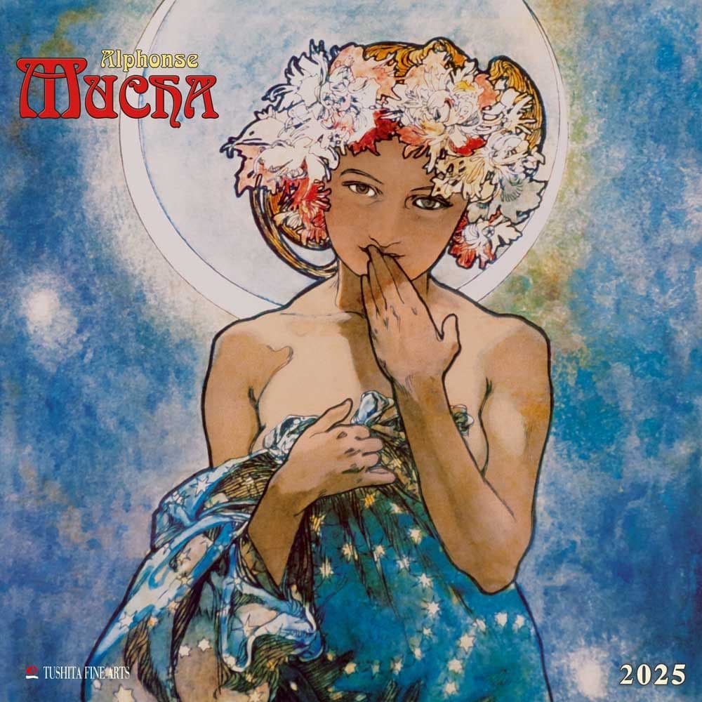 Mucha Poster Art 2025 Wall Calendar Main Image