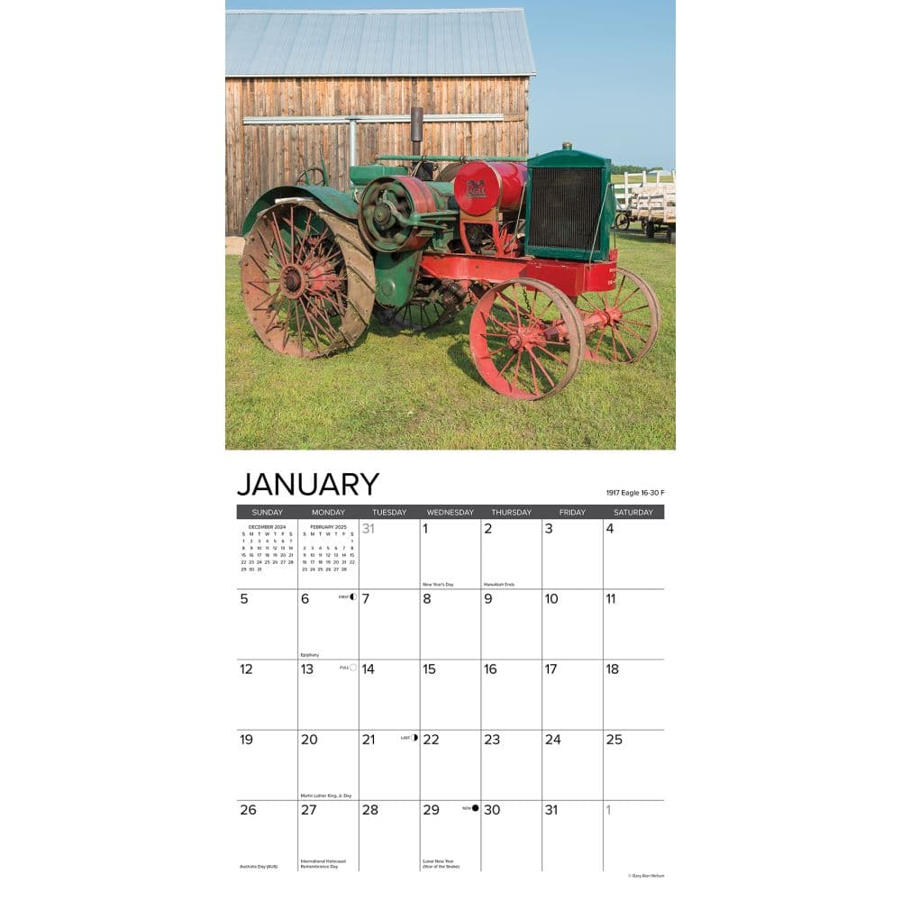 Classic Tractors 2025 Wall Calendar Second Alternate Image width=&quot;1000&quot; height=&quot;1000&quot;