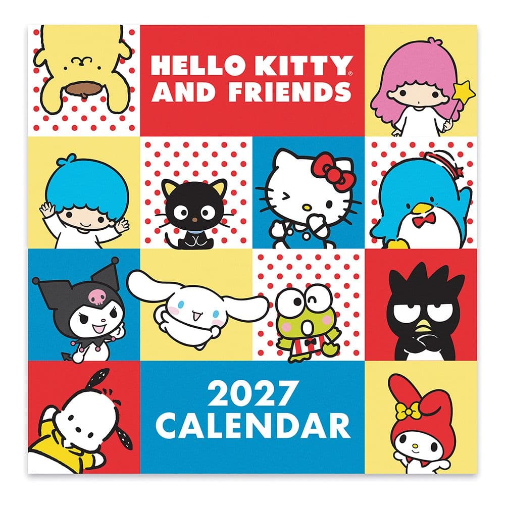 image Hello Kitty and Friends Retro 2027 Wall Calendar