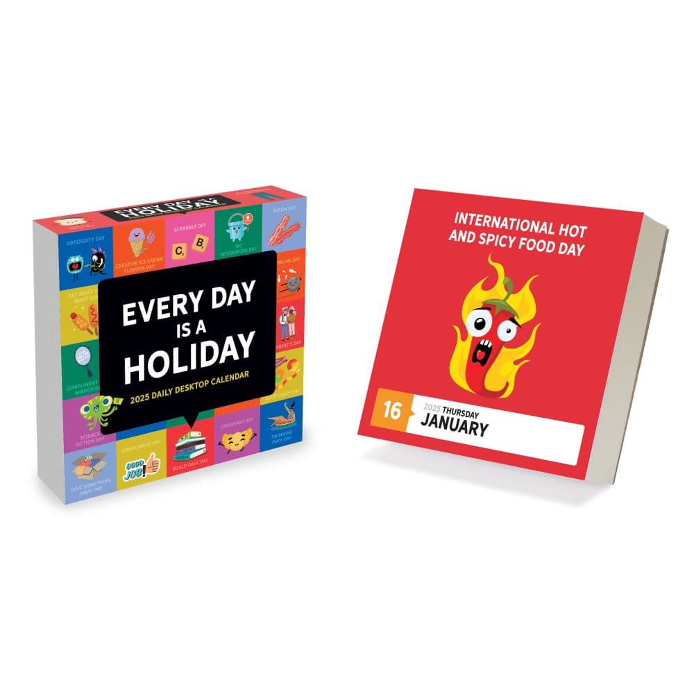 Every Day is a Holiday 2025 Desk Calendar - Calendars.com