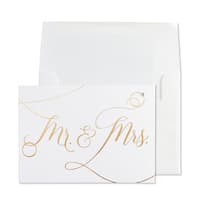 image Mr and Mrs with Ring Wedding Card Main Product Image width=&quot;1000&quot; height=&quot;1000&quot;