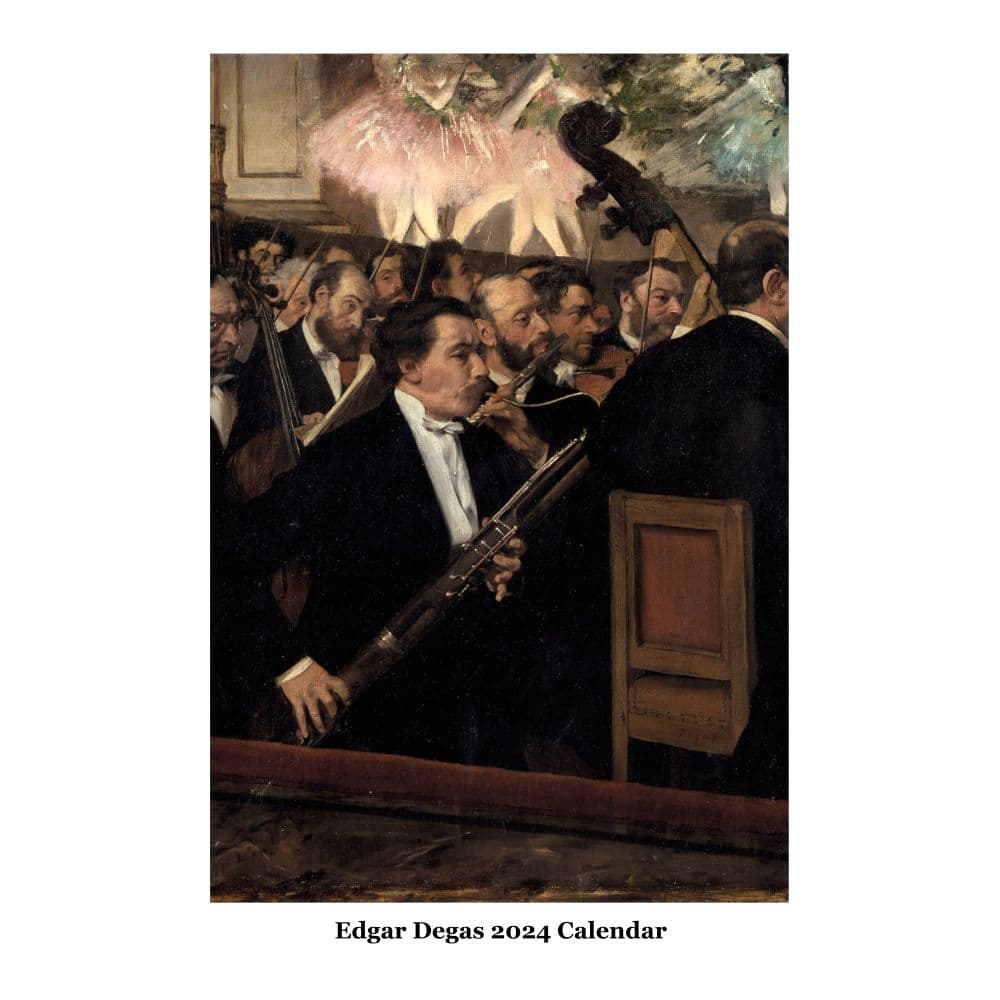 Edgar Degas 2024 Poster Wall Calendar Main Product Image width=&quot;1000&quot; height=&quot;1000&quot;
