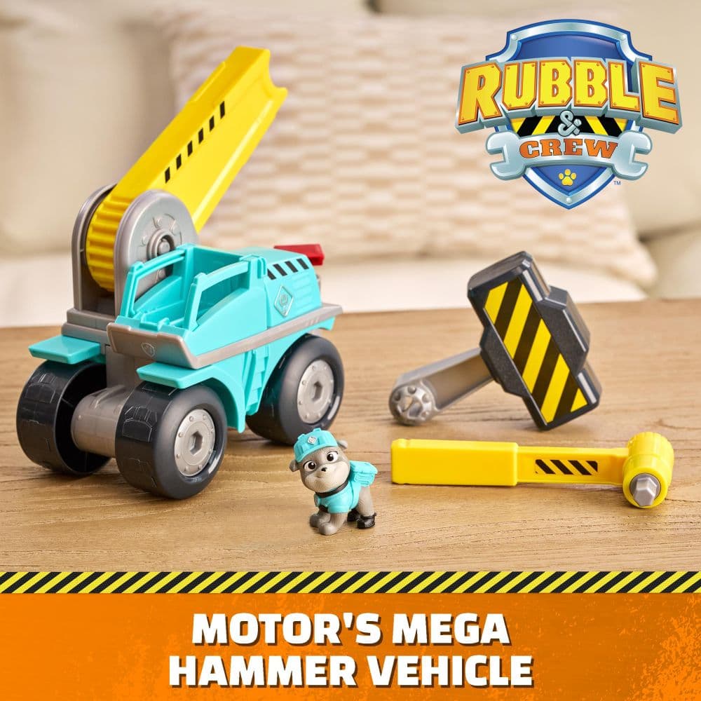 Rubble and Crew Motors Mega Hammer Vehicle Fourth Alternate Image