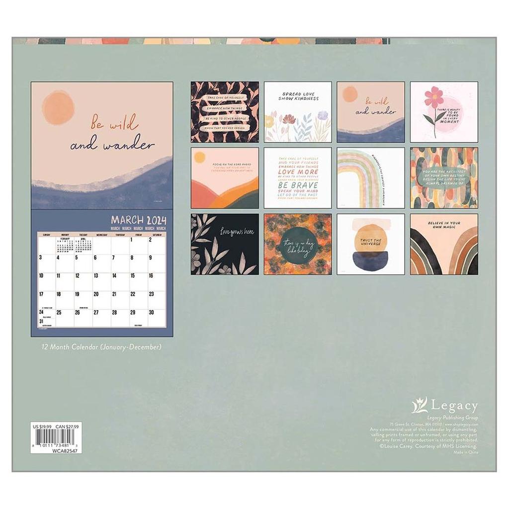 Live Laugh Love Carey 2024 Wall Calendar - Calendars.com
