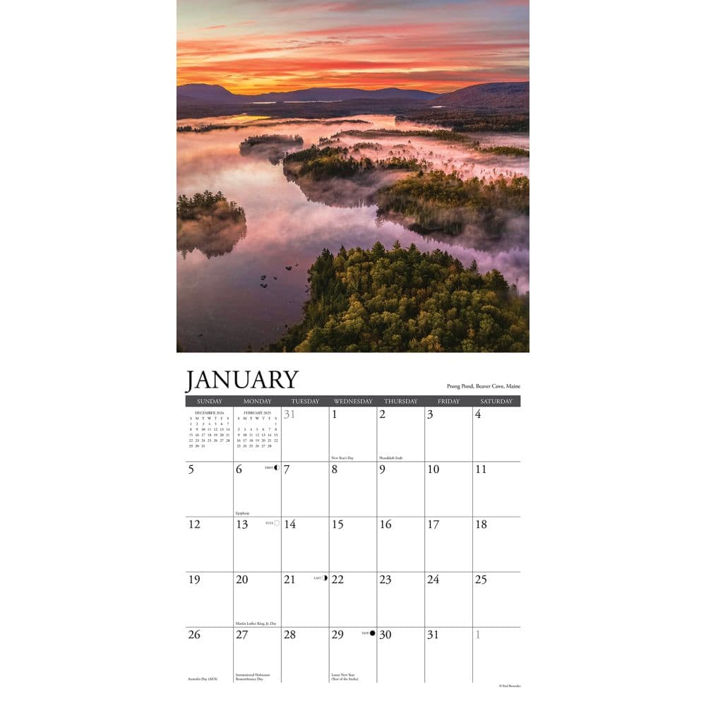Beautiful 2025 Wall Calendar