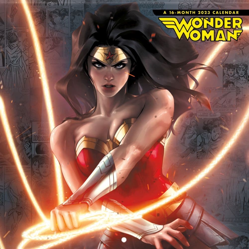 Trends International 2022 DC Comics Wonder Woman Wall Calendar w