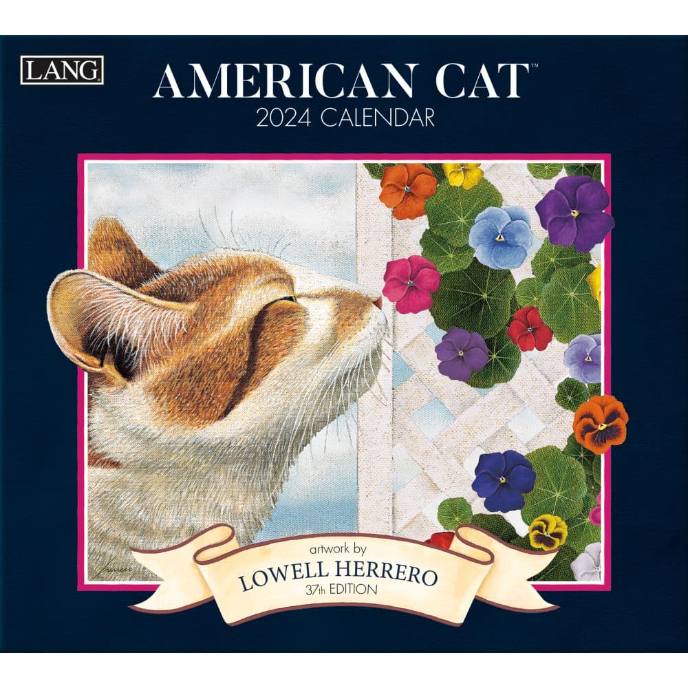 American Cat 2024 Wall Calendar - Calendars.com