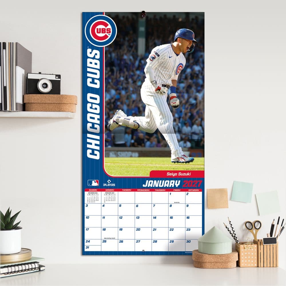 MLB Chicago Cubs 2027 Wall Calendar Fifth Alternate Image