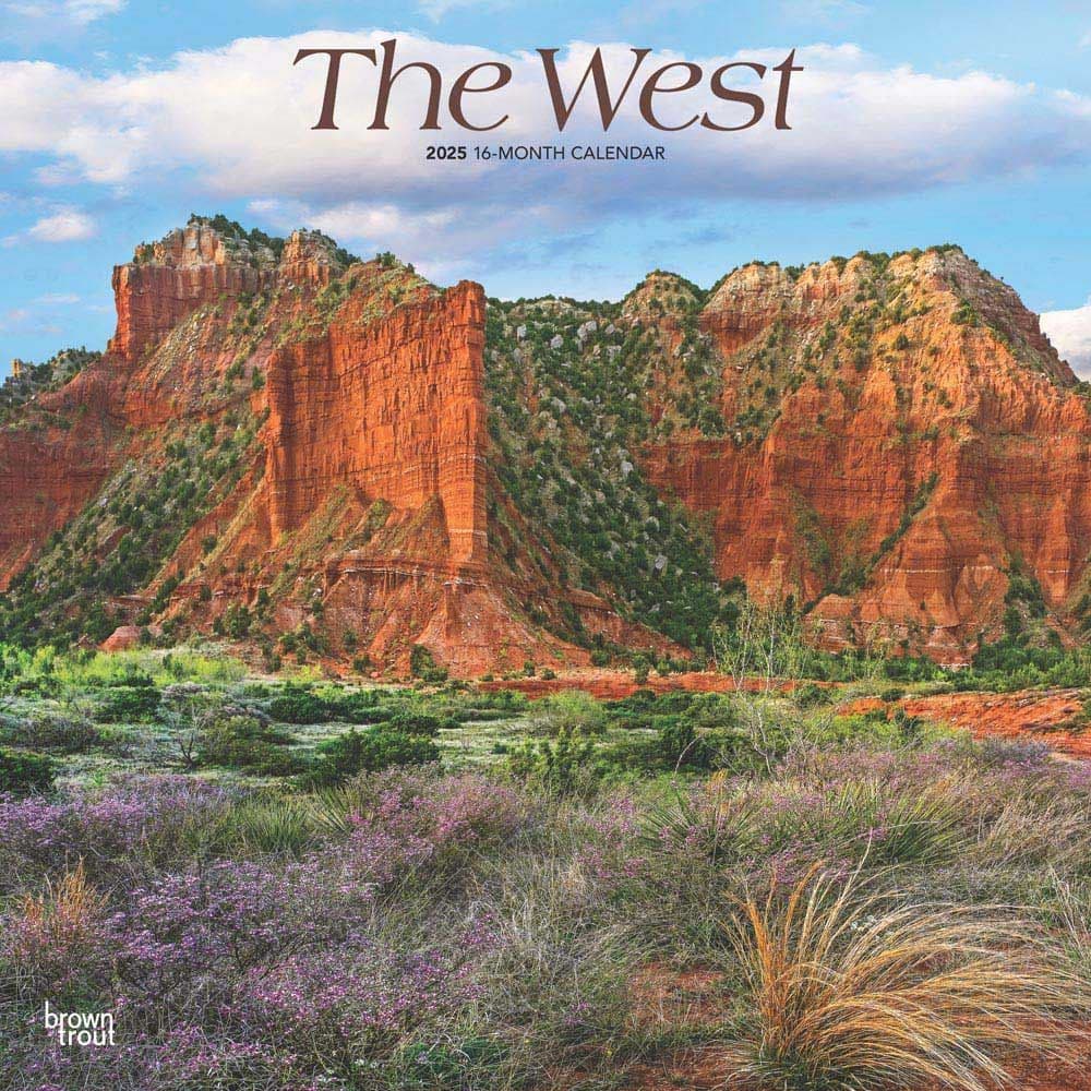 West 2025 Wall Calendar  Main Image