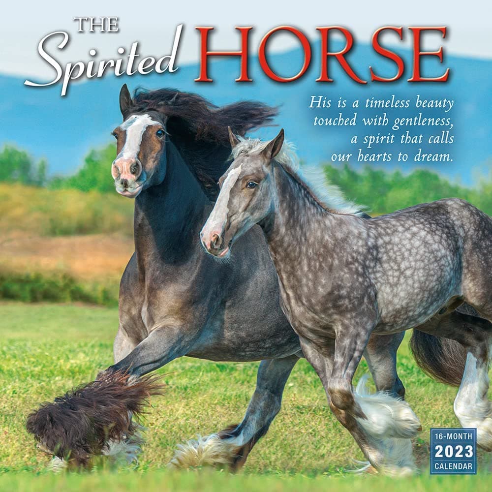 Horse Spirited 2023 Wall Calendar