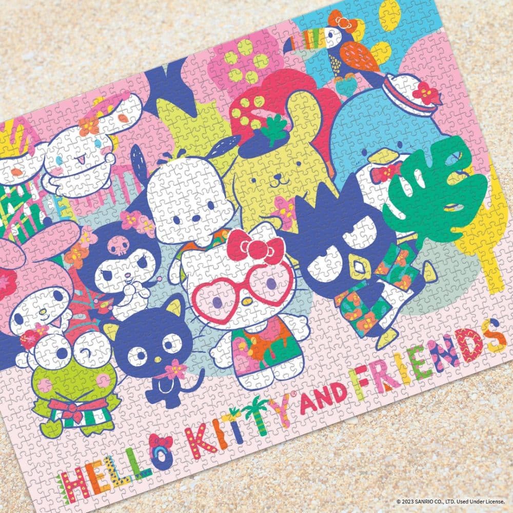 Hello Kitty Tropical 1000 Piece Puzzle Fourth Alternate Image
