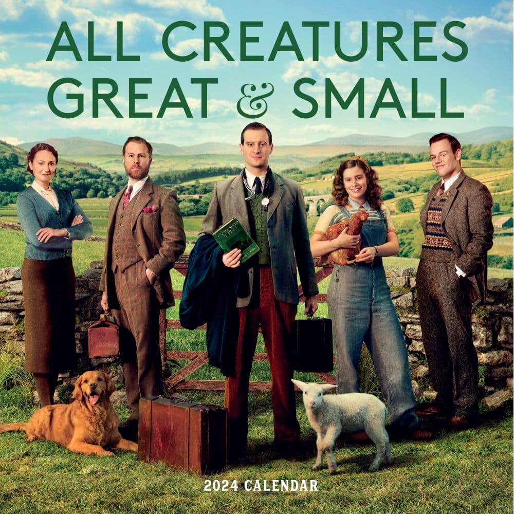 All Creatures Great &amp; Small 2024 Wall Calendar Main Product Image width=&quot;1000&quot; height=&quot;1000&quot;